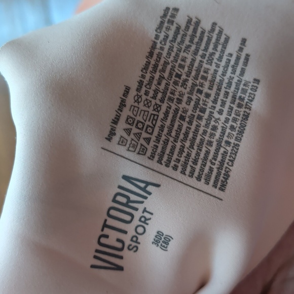 Victoria Secret Sport Angel Max Light Pink Sports Bra - Picture 6 of 6